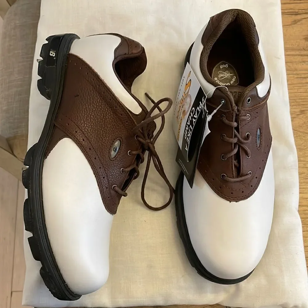 NEW BALANCE GOLF SHOES.  NEW.  SIZE 7 2E WIDE. New Balance 997 Golf Shoes | Waterproof Microfiber Leather  main image 4